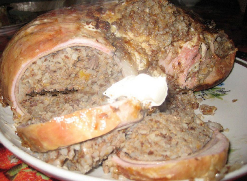 Burtă De Porc Umplută Gustoase Net